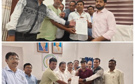 दिवंगत शिक्षक भगत पटेल के परिजन को मिले राजपत्रित अनुकम्पा के साथ 7 करोड़ मुआवजा फेडरेशन ने मुख्यमंत्री के नाम कलेक्टर को सौंपे ज्ञापन