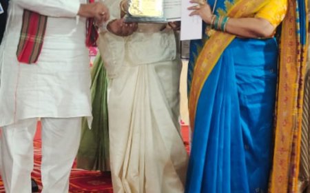 जनजातीय गौरव दिवस 2024 में ज्ञानदीप पुरस्कार से नवाजी गयीं श्रीमती मणिप्रभा त्रिपाठी 