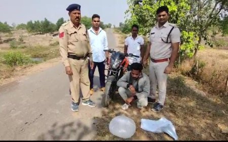 शराब माफिया चढ़ा आबकारी टीम के हत्थे :उपनिरीक्षक विपिन पाठक द्वारा की जा रही लगातार कार्यवाही