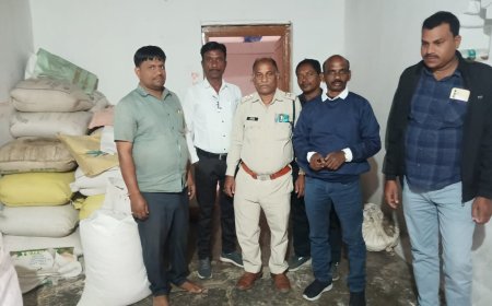 मंडी सचिव ने बलराम चंद्रा और घनश्याम साहू से 61 क्विंटल अवैध धान जप्त किया