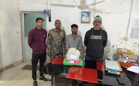 गांजा तस्करी पर रायगढ़ पुलिस की ताबड़तोड़ कार्रवाई