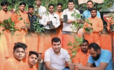 मल्दा अ में एक पेड़ मां के नाम का आयोजन....