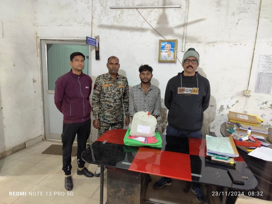 गांजा तस्करी पर रायगढ़ पुलिस की ताबड़तोड़ कार्रवाई