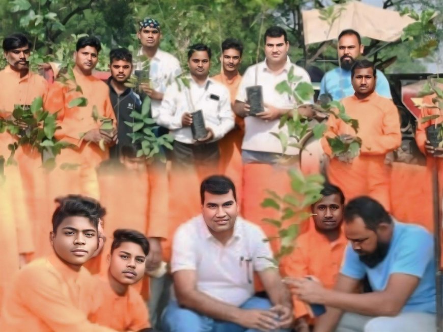 मल्दा अ में एक पेड़ मां के नाम का आयोजन....