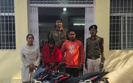 मामा- भांजी मिलकर रात्रि में कर रहे थे शराब परिवहन रात्रि पेट्रोलिंग के दौरान पकड़े गए आरोपी