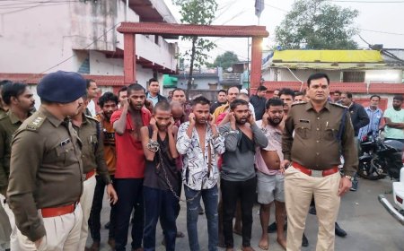 वायरल वीडियो पर पुलिस बड़ा एक्शन : लूटपाट और मारपीट के 09 बदमाशों को पुलिस ने किया गिरफ्तार