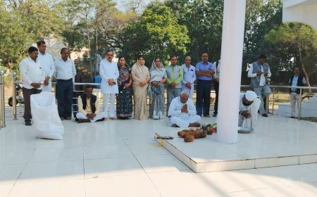 गुरु घासीदास जैतखंम में पूजा कियें विधायक मोहले