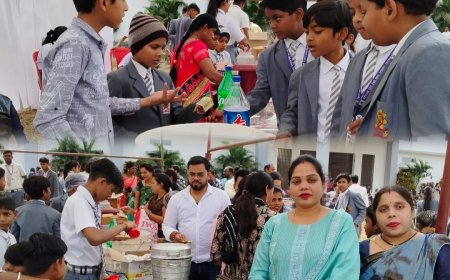 सीपीएम विघालय में आनंद मेला संपन्न