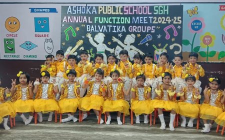 एपीएस का वार्षिकोत्सव शानदार रहा, बच्चों ने दी शानदार प्रस्तुति