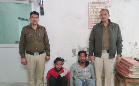 मारपीट के दो फरार आरोपियों को जूटमिल पुलिस ने गिरफ्तार कर भेजा जेल