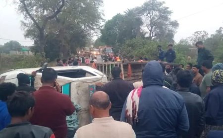 चुरेला नाला पर फिर पल्टी एक वाहन