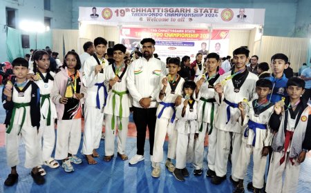 डिफेंस ताईक्वांडो क्लब मोपका के बच्चों ने किया उत्कृष्ट प्रदर्शन