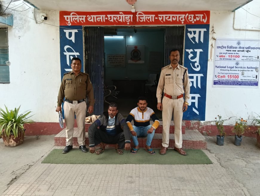 केसीसी लोन के नाम पर ठगी करने वाले दो आरोपी गिरफ्तार