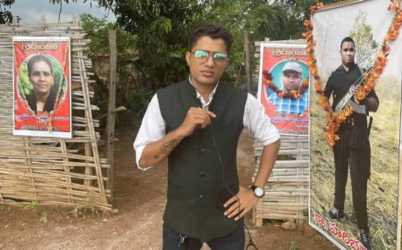 मुकेश चंद्राकर की हत्या के बाद से संदिग्ध परिवार फरार.. एयरपोर्ट पर खड़ी मिली कार, हिरासत में लिया गया एक शख्स 