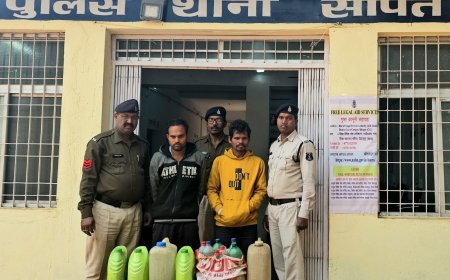 अवैध शराब बेचने वाले 02 प्रकरण में 02 आरोपियो के विरुद्ध सीपत पुलिस की कार्यवाही