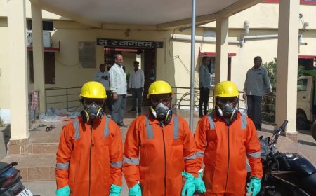 नपा में सुरक्षा किट का वितरण - राजेश पांडे