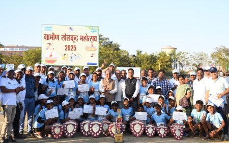 एनटीपीसी सीपत द्वारा दिनांक 27 जनवरी 2025 को ग्रामीण खेलकूद महोत्सव का सफलतापूर्वक आयोजन