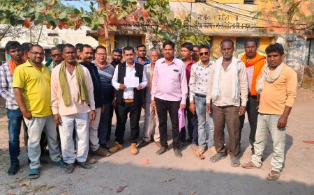 जनपद पंचायत मस्तूरी क्षेत्र क्रमांक 3 से कैलाश गोस्वामी ने भरा पर्चा.. मिल रहा पक्ष में अपार समर्थन