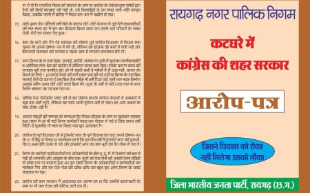 रायगढ़ नगर निगम कटघरे में कांग्रेस की शहर सरकार