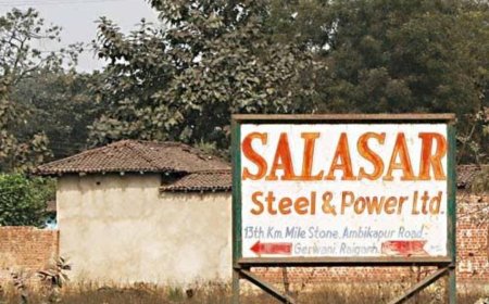 सलासर स्टील प्लांट के अंदर मजदूर की मौत...