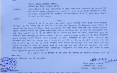 अपने ही विभाग से प्रताड़ित पुलिस आरक्षक ने एसपी को दिया त्याग पत्र, लगाए ये गंभीर आरोप