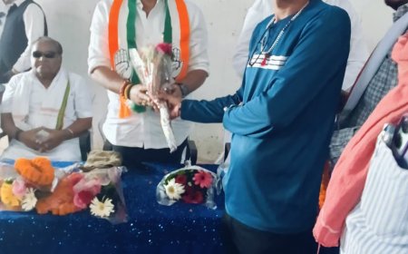 बेमेतरा जिलाध्यक्ष बनने पर पूर्व विधायक आशीष छाबड़ा को लक्ष्मण राजपूत ने दी बधाई... 