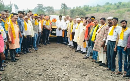 रेजांगला राज कलश यात्रा का रायगढ़ आगमन पर ऐतिहासिक स्वागत...