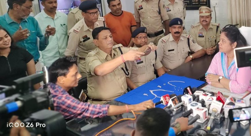 शिवनाथ एक्सप्रेस में चोरी का खुलासा खरीददार को गिरफ्तार 65 लाख के हीरे का हार बरामद
