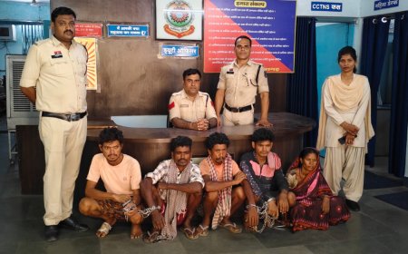 हत्या कर घटना को एक्सीडेंट का रूप देने, शव को नाले के पास छोड़ा, एक नाबालिग समेत 6 आरोपी गिरफ्तार