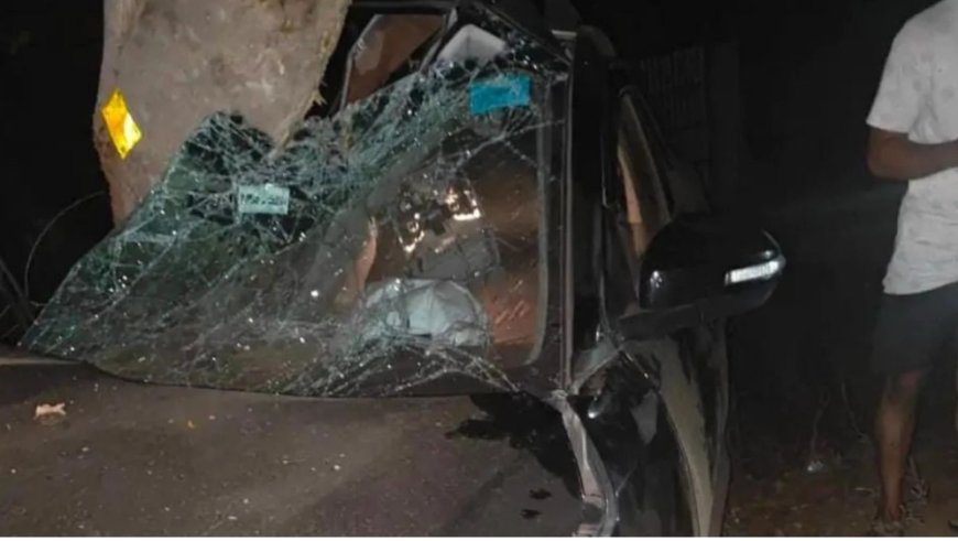 रफ्तार का कहर... कार ने बाइक सवारों को टक्कर मारी, एक युवती सहित चार की मौत