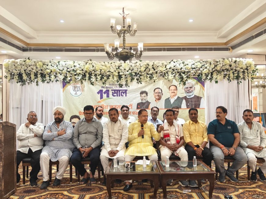 प्रधानमंत्री श्री नरेन्द्र मोदी जी की गारंटी से छत्तीसगढ़ में हर क्षेत्र में हो रहा तेजी से विकास: डबल इंजन सरकार ने नक्सलवाद पर लगाया ब्रेक, विकास को दी रफ्तार - अमर अग्रवाल