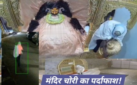 श्याम मन्दिर चोरी का खुलासा! सरिया क्षेत्र के शख्स ने की मन्दिर में चोरी......