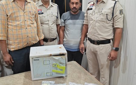 जूटमिल के होंडा शो रूम चोरी का खुलासा : 3.52 लाख रुपये व बाइक के साथ आरोपी गिरफ्तार