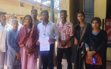 nsui के द्वारा अनुविभागीय दंडधिकारी को ज्ञापन सौंपने के बाद जागा प्रशासन परीक्षा में बैठने की दी अनुमति, विद्यार्थियों ने भारतीय राष्ट्रीय छात्र संगठन nsui का किया आभार व्यक्त