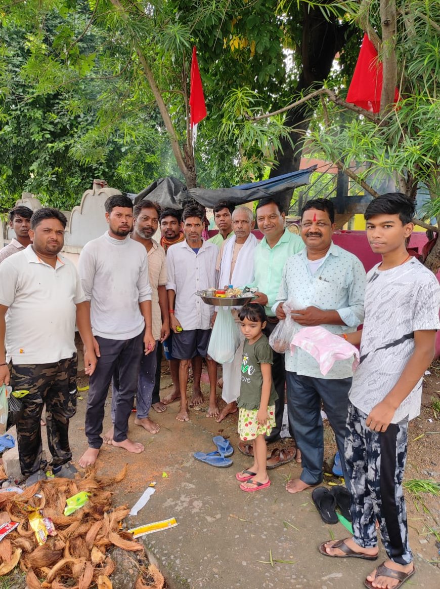 बोईरदादर में धूमधाम से मनाया हरेली त्यौहार