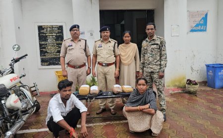 महिला सप्लायर रागिनी शर्मा उर्फ करेला से 1.922 किलो गांजा जप्त