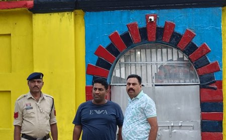 रायगढ़ पुलिस की विशेष टीम ने दिल्ली में फरार वारंटी लक्ष्मेश्वर ठाकुर को किया गिरफ्तार