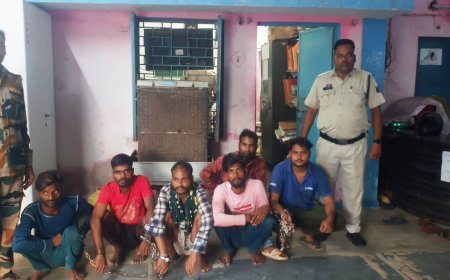 जूटमिल पुलिस ने 6 व्यक्तियों पर की प्रतिबंधात्मक कार्रवाई, भेजा जेल