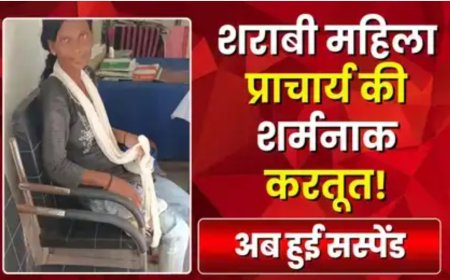 शराब पीकर स्कूल पहुंची थी महिला प्रधानपाठक, कर रही थी ये काम, वीडियो वायरल होने के बाद DEO ने किया सस्पेंड