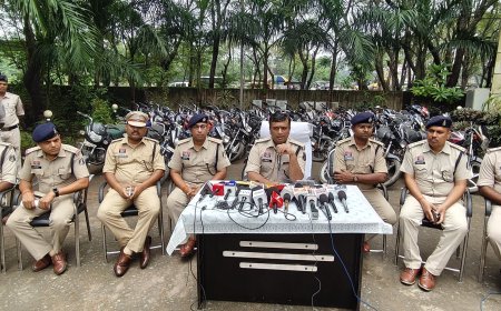 ₹40 लाख से अधिक कीमत के चोरी बाइक की रायगढ़ के अलग-अलग इलाकों और सीमावर्ती जिलों से बरामदगी