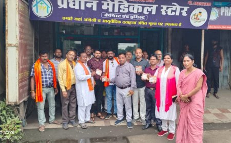 जीएसटी रिफार्म की जानकारी देने बाजार में उतरे भाजपाई