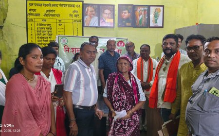 स्वस्थ नारी सशक्त परिवार अंतर्गत ग्राम गेरवानी में स्वास्थ्य शिविर का आयोजन