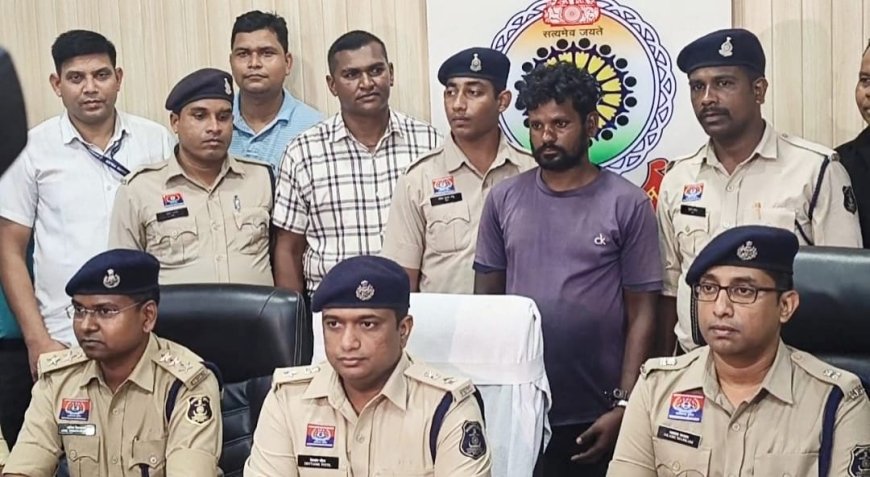 खरसिया ठुसेकेला हत्याकांड का पुलिस ने 48 घंटे में किया खुलासा, पड़ोसी और नाबालिग गिरफ्तार