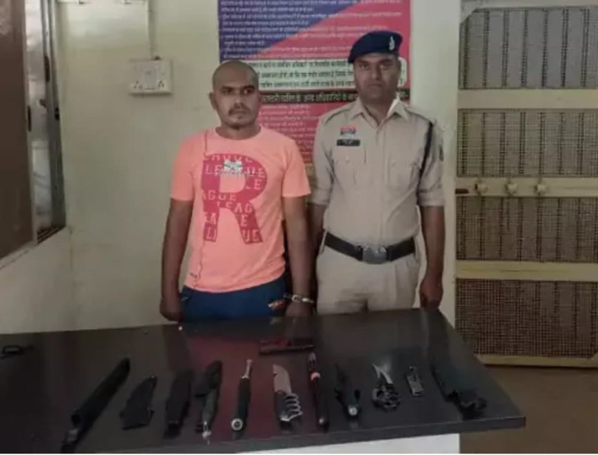 डॉन बनने की ख्वाहिश, 11 नग हथियार के साथ गिरफ्तार