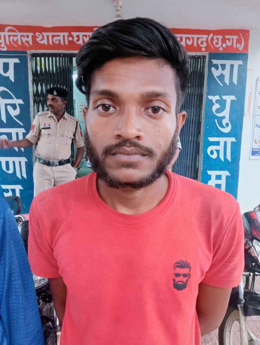 घरघोड़ा पुलिस ने बाइक चोरी का किया खुलासा, दो चोरों से चोरी की 5 मोटरसाइकिल बरामद