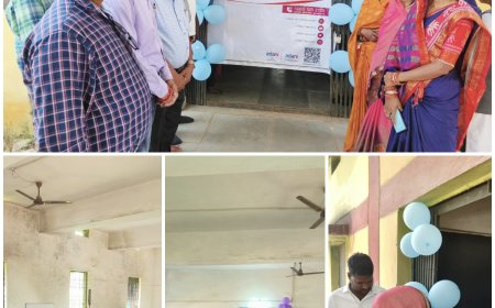 कुंजेमुरा में अदाणी फॉउंडेशन के सिलाई प्रशिक्षण केंद्र का शुभारंभ