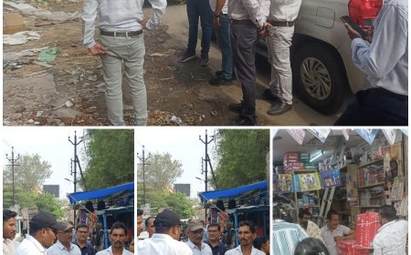 अतिक्रमण करने वाले 20 व्यवसायियों पर की गई 28100 रुपए चालानी कार्रवाई