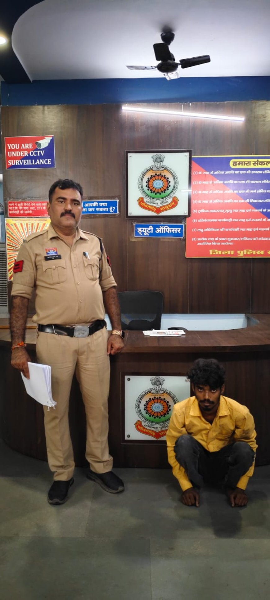 जिंदल पार्किंग से चोरी ट्रेलर बरामद, कोतरारोड़ पुलिस की त्वरित कार्रवाई नाबालिग समेत दो को पकड़ा
