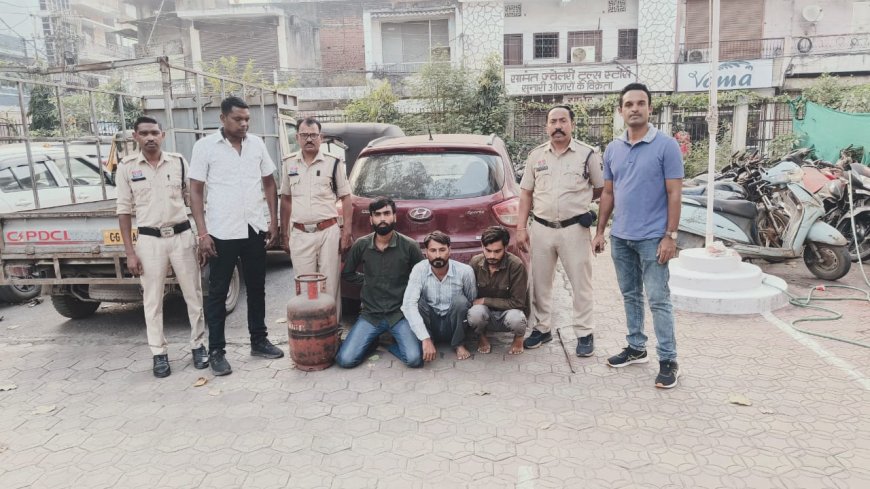 गोल्डन नेस्ट कॉलोनी चोरी का खुलासा : कोतवाली पुलिस ने तीन चोरों को पकड़ा, दो कार-एक्टिवा और जेवर समेत 6.51 लाख की बरामदगी