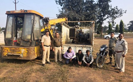 बीएसएनएल टावर से जनरेटर चोरी करने वाले गिरोह का भंडाफोड़, तीन गिरफ्तार – हाइड्रा, पिकअप, बाइक और चोरी जनरेटर बरामद